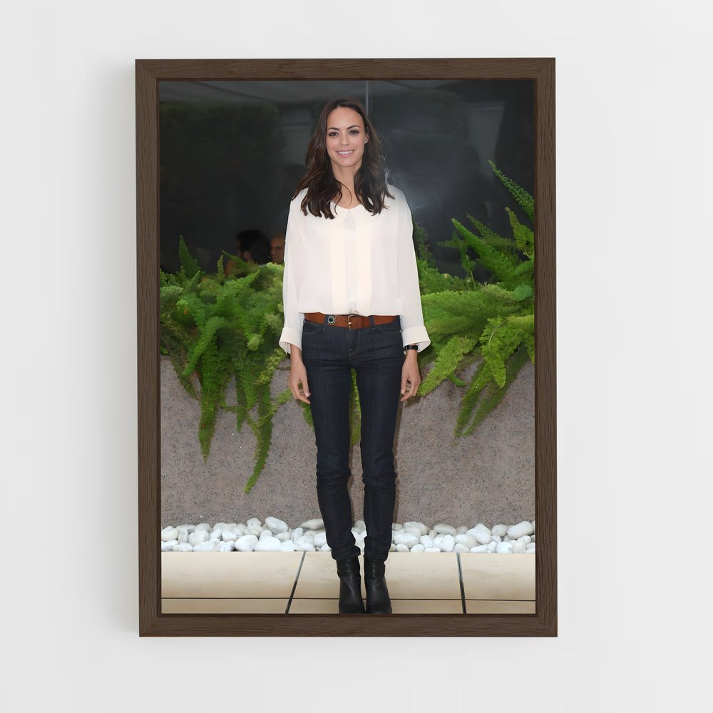 ap-berenice bejo-4 cadre Bois foncé