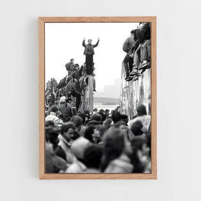 ap-berlin wall-3 cadre Bois clair