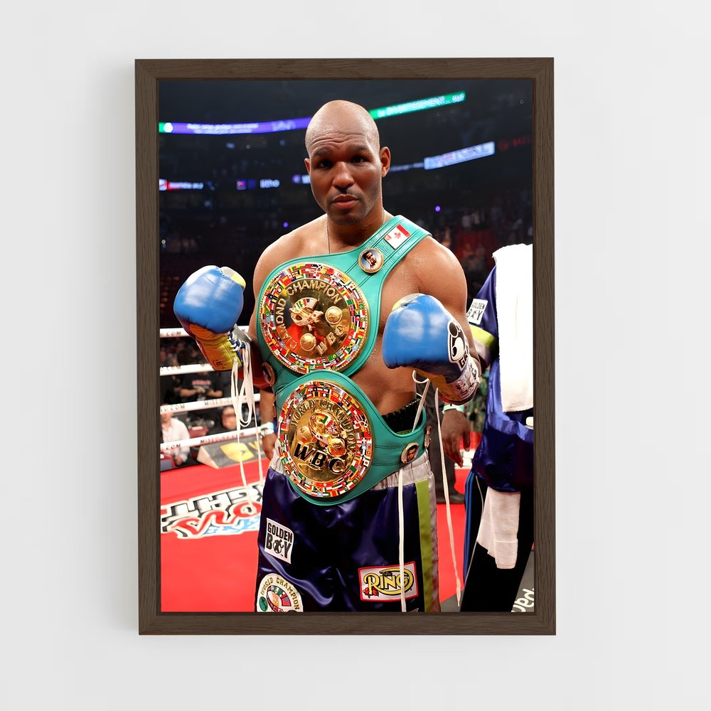ap-bernard hopkins-1 cadre Bois foncé
