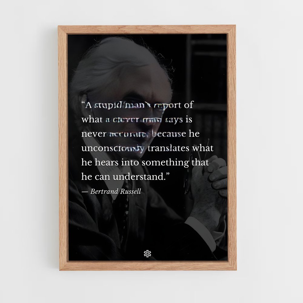 ap-bertrand russell-2 cadre Bois clair