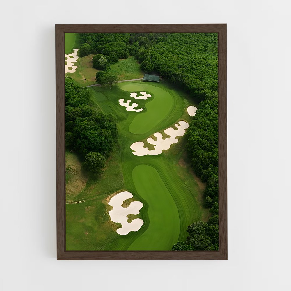 ap-bethpage black golf course-1 cadre Bois foncé