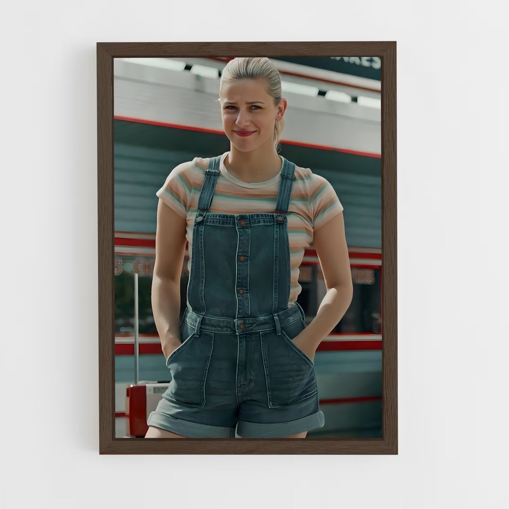 ap-betty cooper-1 cadre Bois foncé