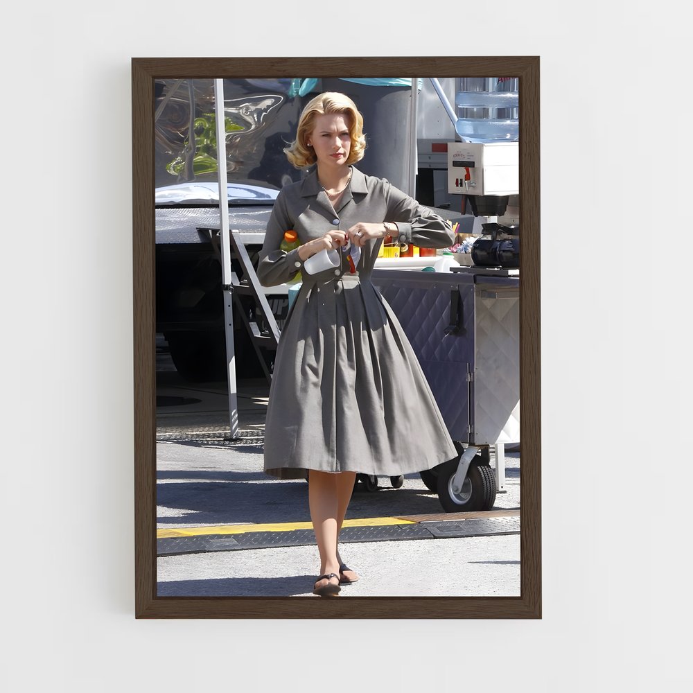 ap-betty draper-2 cadre Bois foncé