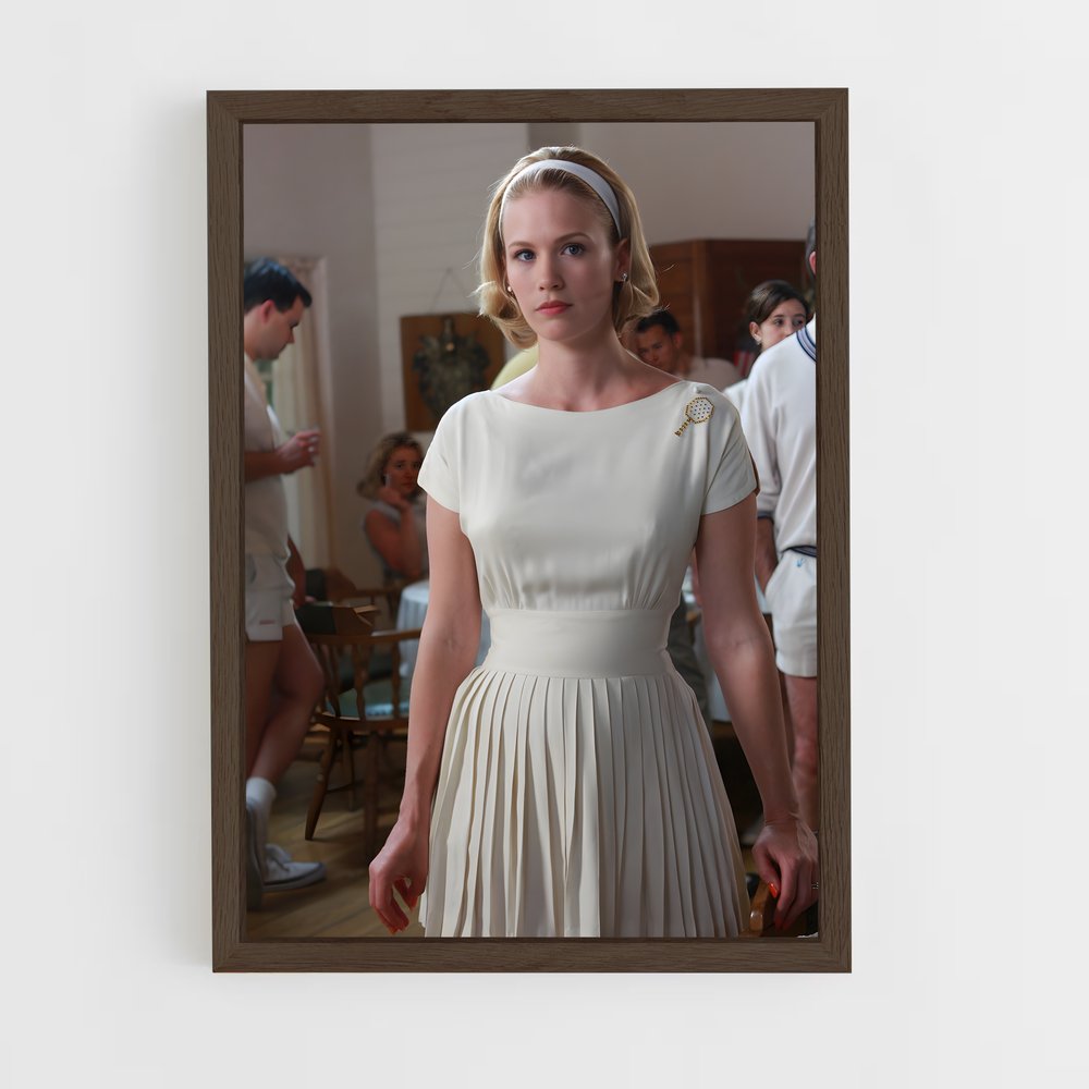 ap-betty draper-3 cadre Bois foncé