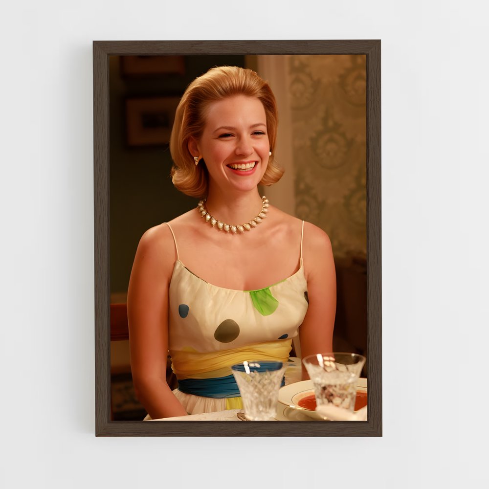 ap-betty draper-5 cadre Bois foncé