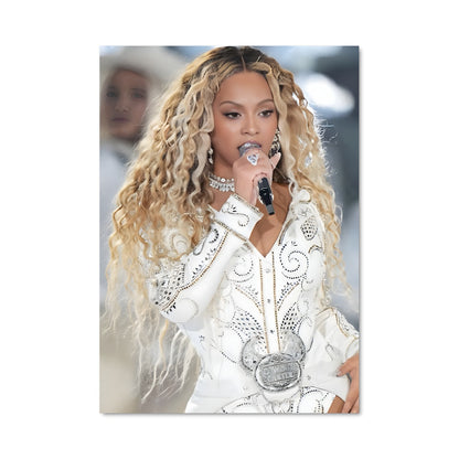 Poster Queen Bey au Super Bowl