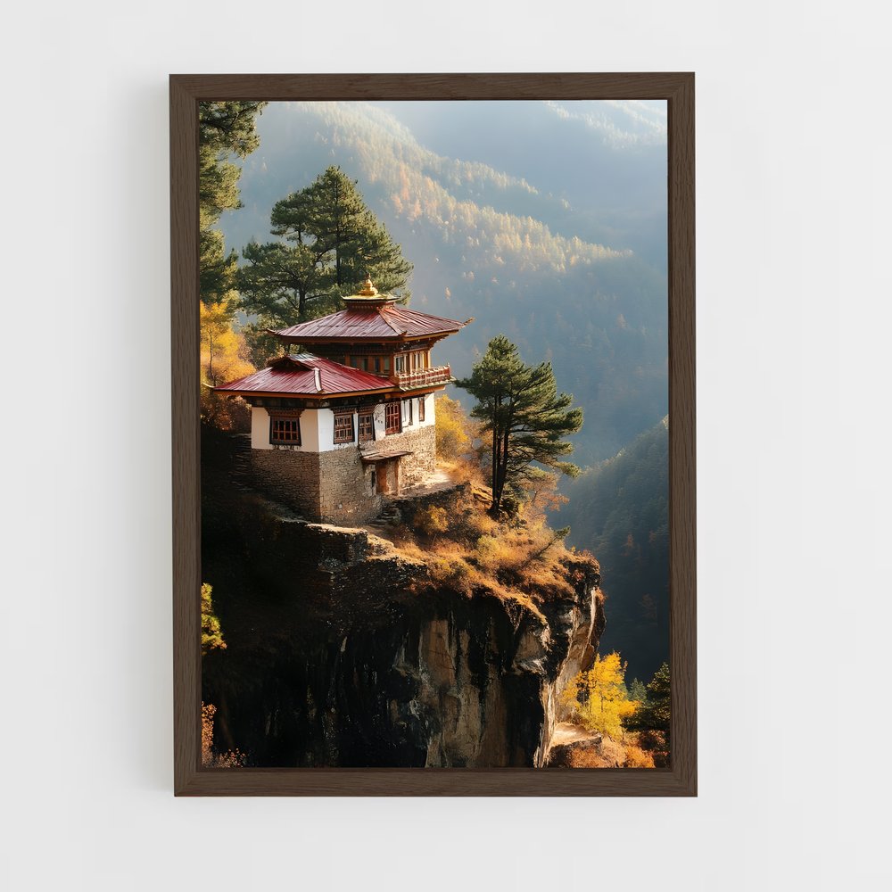 ap-bhutan-9 cadre Bois foncé