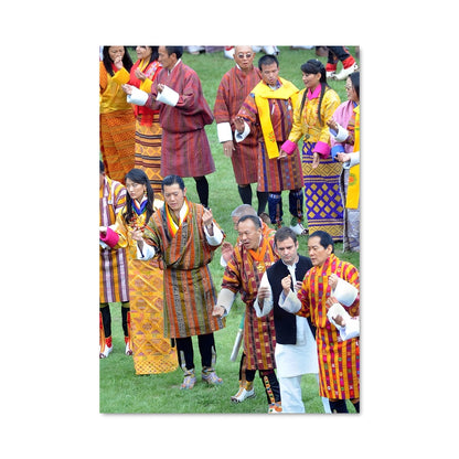 Poster Danse Royale Bhutanese