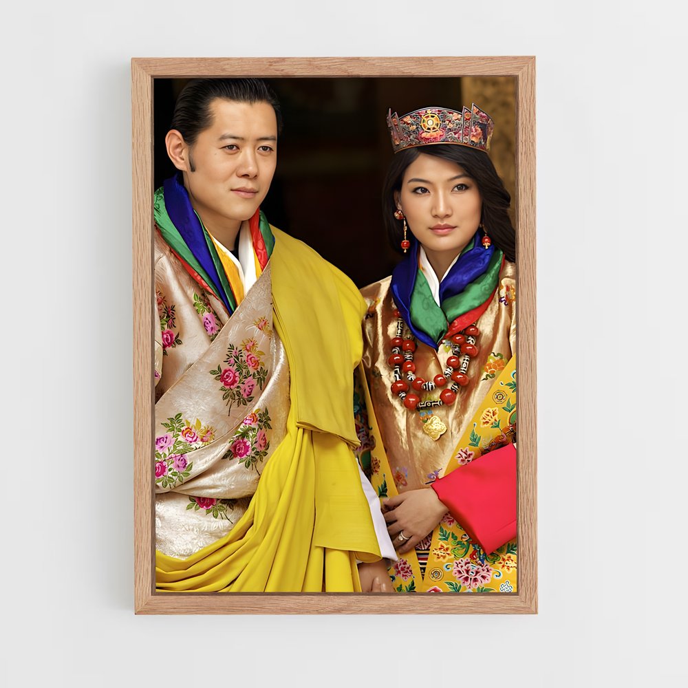 ap-bhutanese royal family-5 cadre Bois clair