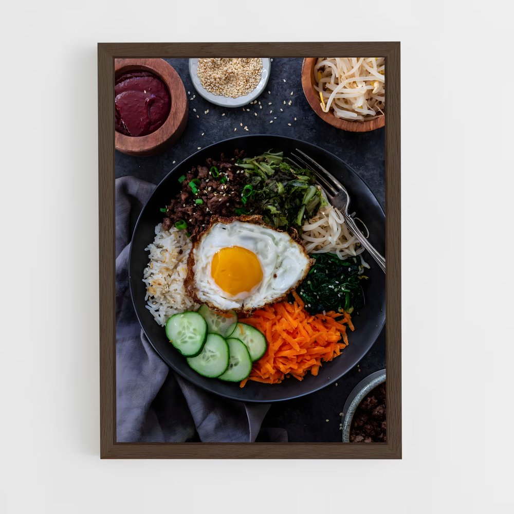 ap-bibimbap-4 cadre Bois foncé
