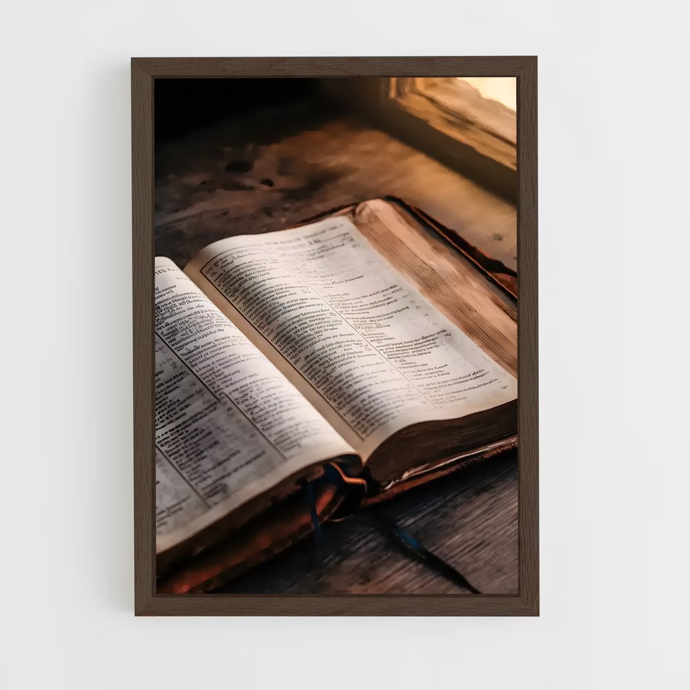ap-bible-4 cadre Bois foncé