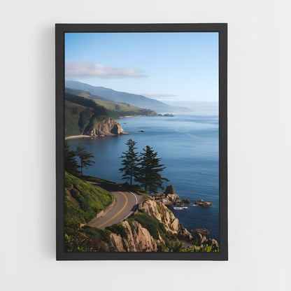 ap-big sur cliffs-8 cadre Noir