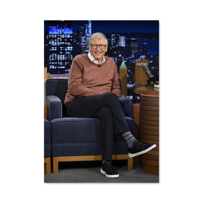 Poster The Late Show avec Bill Gates