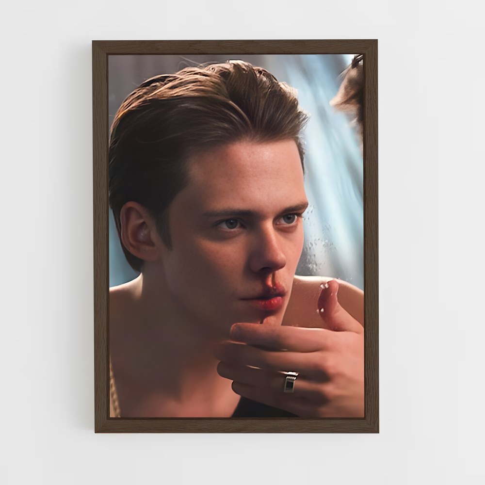 ap-bill skarsgård-4 cadre Bois foncé
