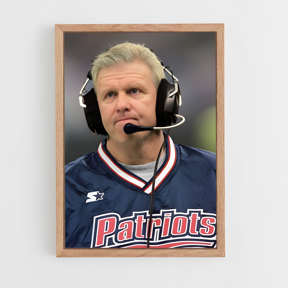 ap-bill parcells-1 cadre Bois clair