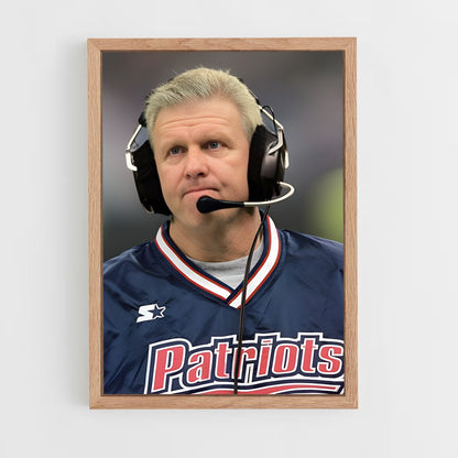 ap-bill parcells-1 cadre Bois clair