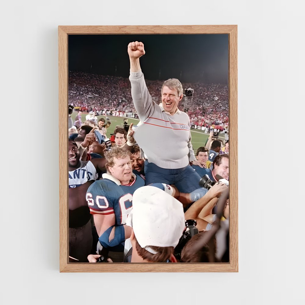 ap-bill parcells-3 cadre Bois clair