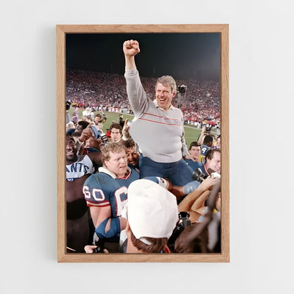 ap-bill parcells-3 cadre Bois clair