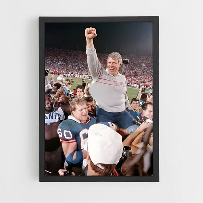 ap-bill parcells-3 cadre Noir