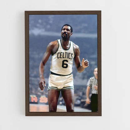 ap-bill russell-7 cadre Bois foncé