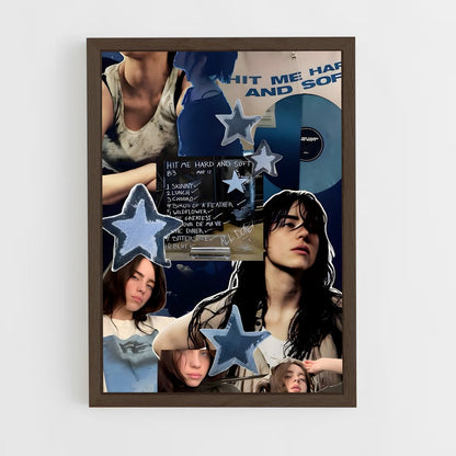 ap-billie eilish-16 cadre Bois foncé