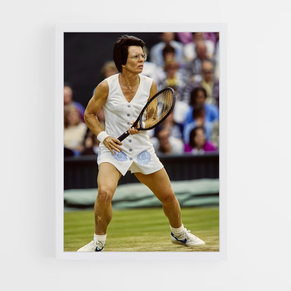 ap-billie jean king-1 cadre Blanc