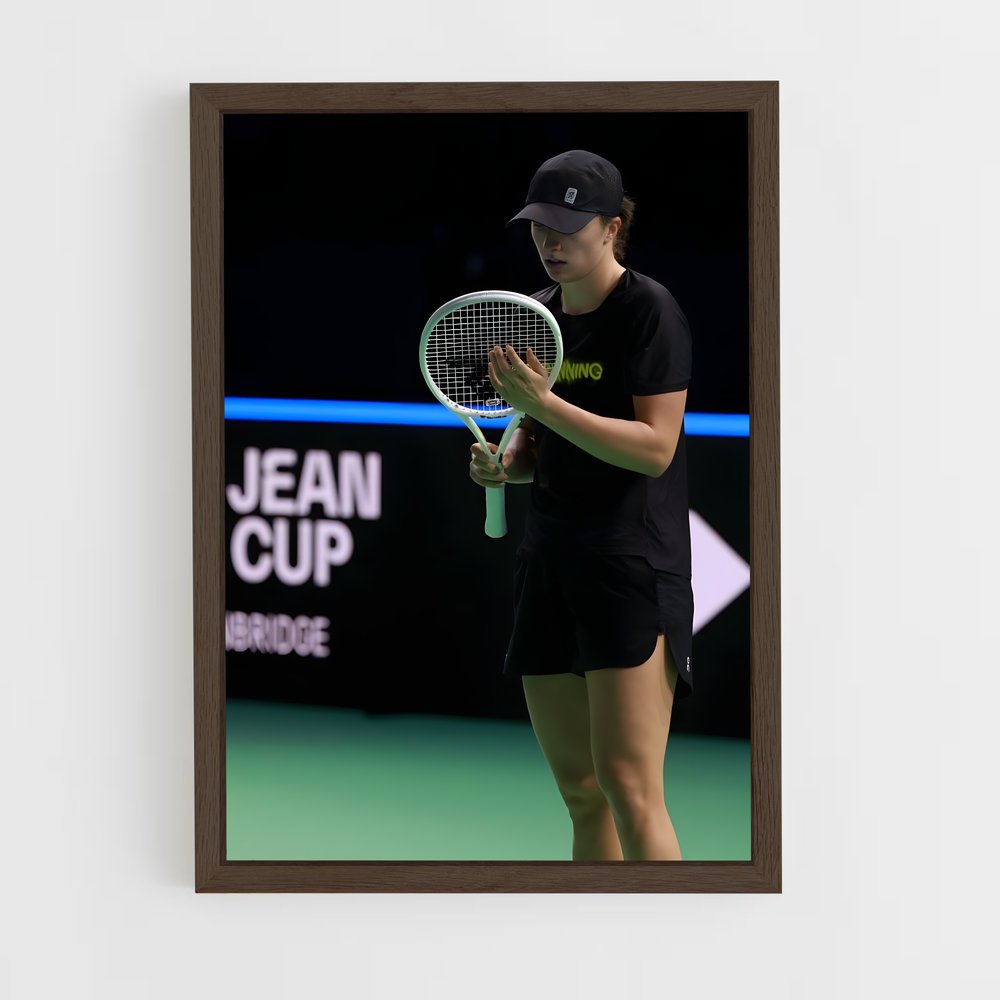 ap-billie jean king cup-2 cadre Bois foncé