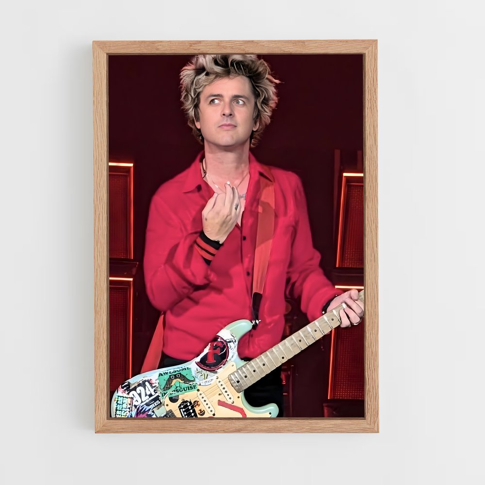ap-billie joe armstrong-3 cadre Bois clair