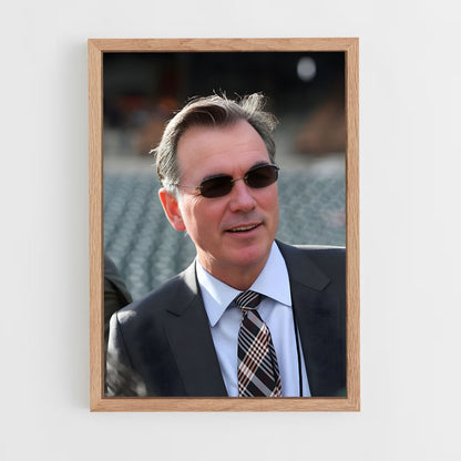 ap-billy beane-2 cadre Bois clair