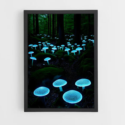ap-bioluminescent mushroom-5 cadre Noir