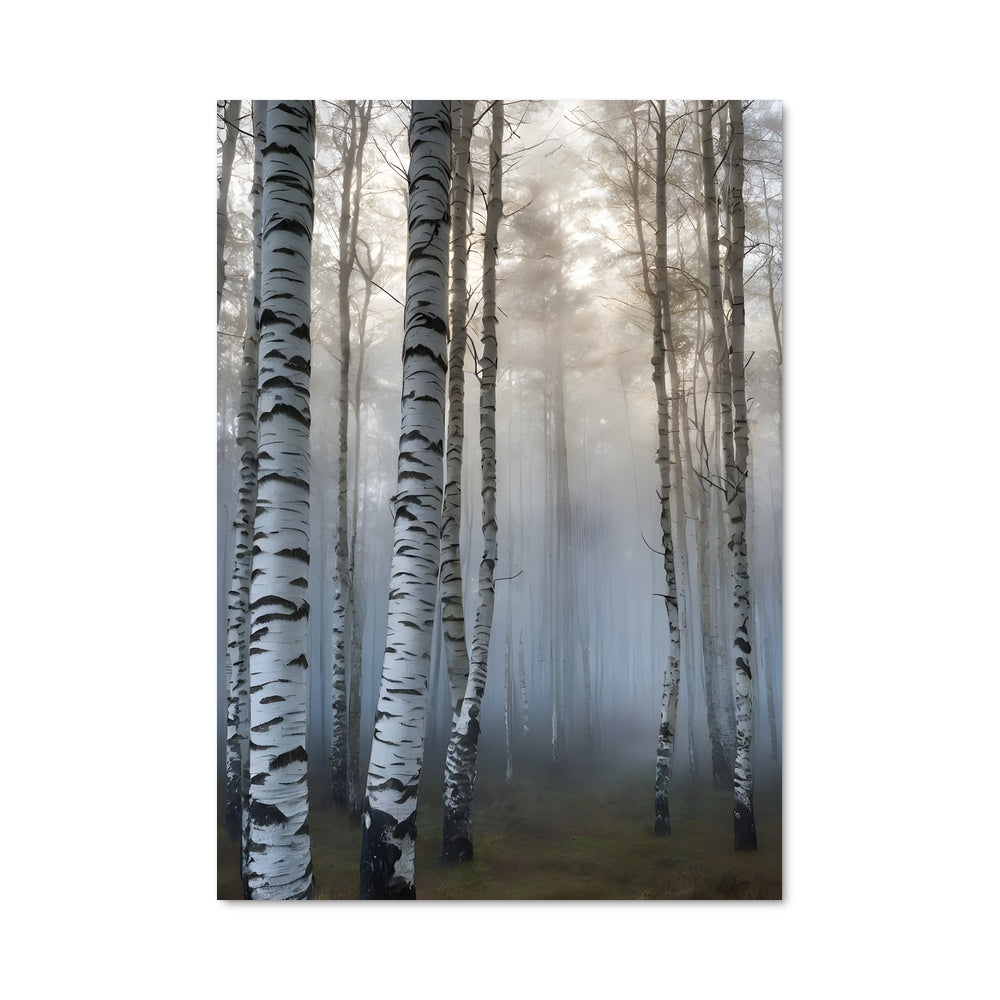 Poster Brumes de Bouleaux