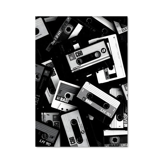 Poster Cassettes Nostalgie