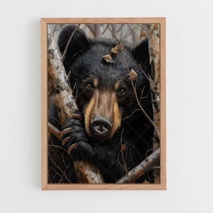 ap-black bear-2 cadre Bois clair