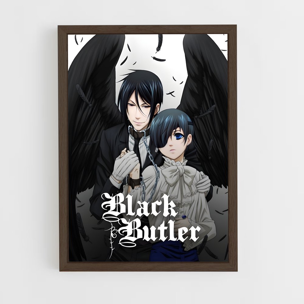 ap-black butler-1 cadre Bois foncé