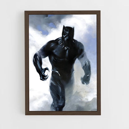 ap-black panther-11 cadre Bois foncé