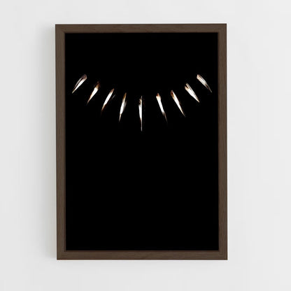 ap-black panther-7 cadre Bois foncé