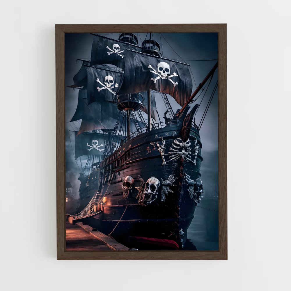 ap-black pearl-7 cadre Bois foncé