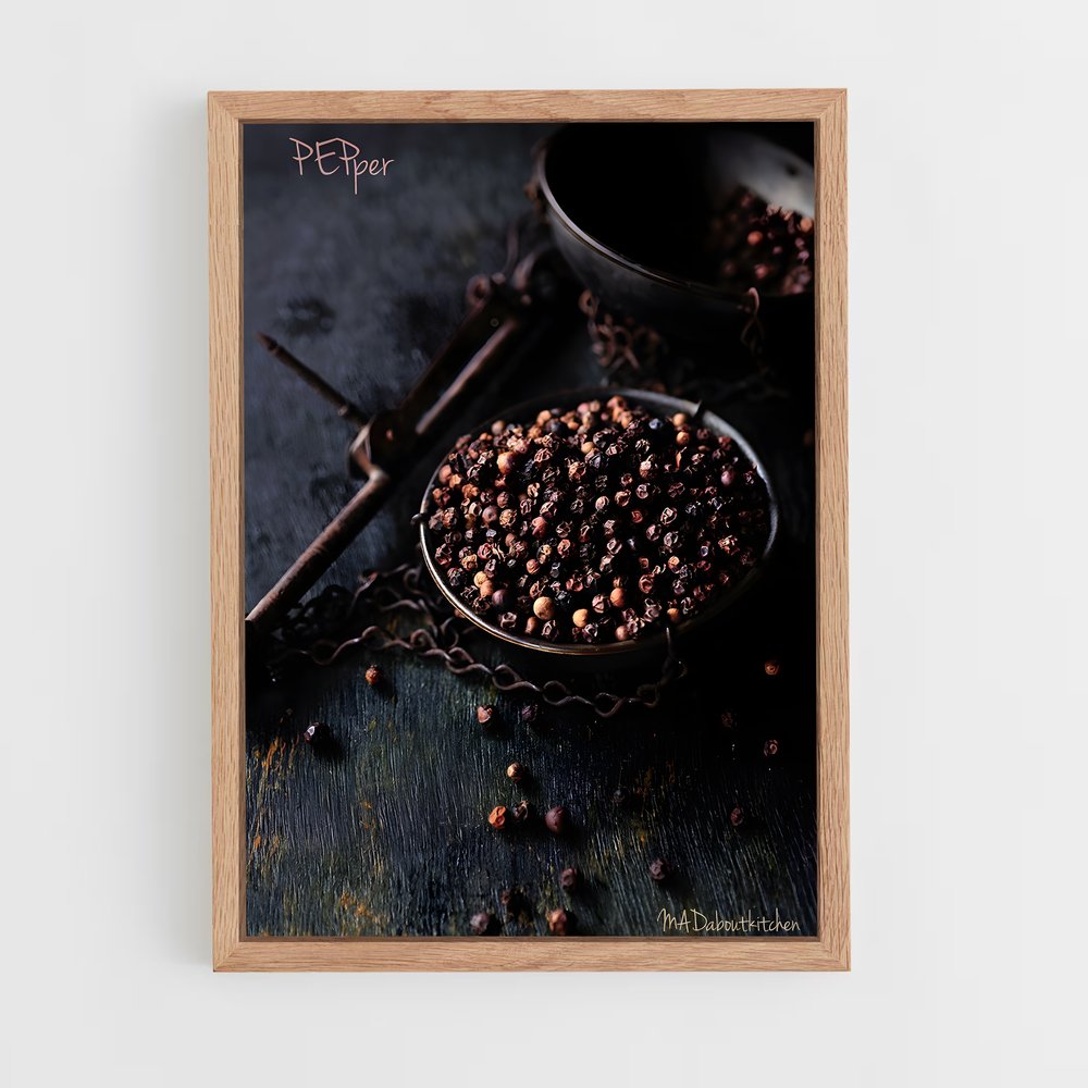 ap-black pepper-1 cadre Bois clair