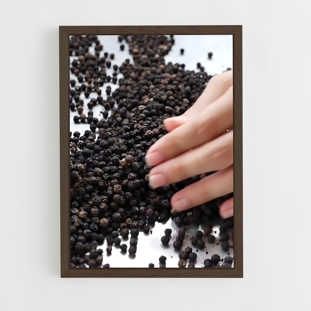 ap-black pepper-2 cadre Bois foncé