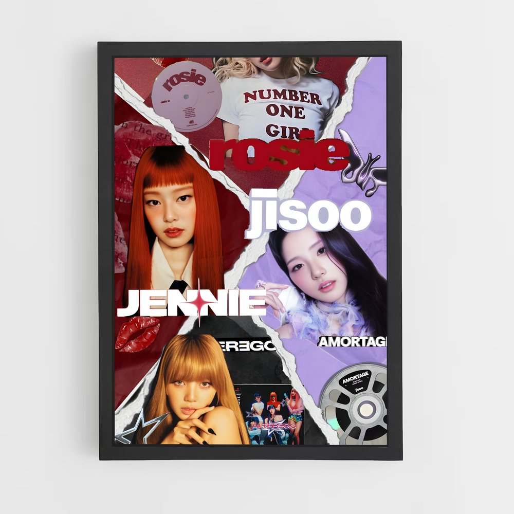 ap-blackpink-8 cadre Noir