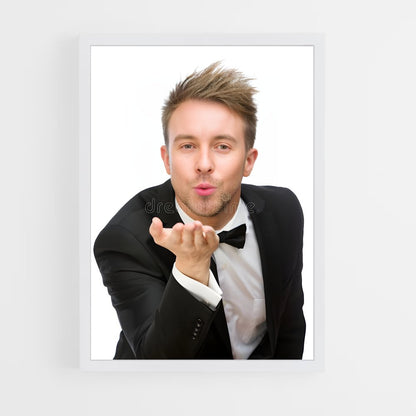 ap-blowing kiss-2 cadre Blanc