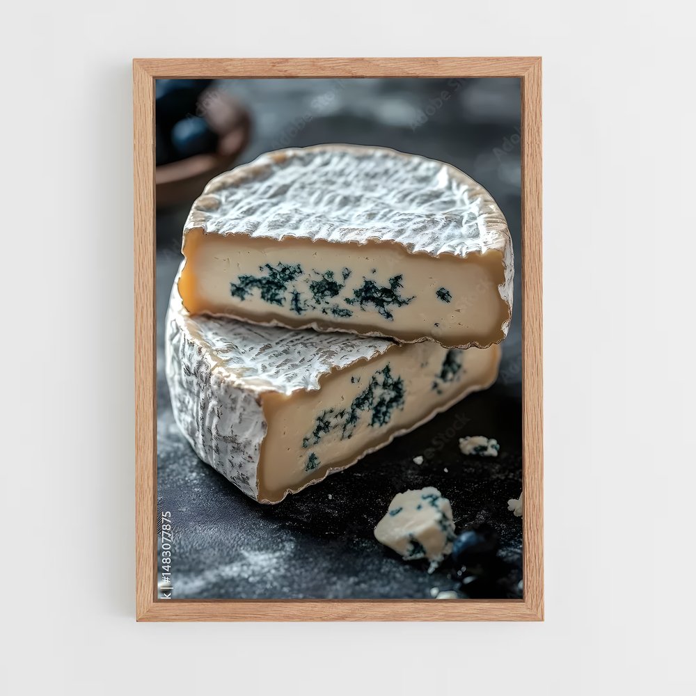 ap-blue cheese-2 cadre Bois clair