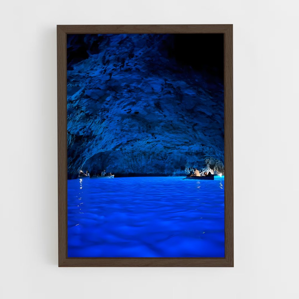 ap-blue grotto-6 cadre Bois foncé
