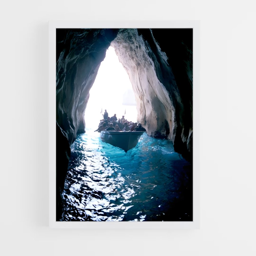 ap-blue grotto-8 cadre Blanc