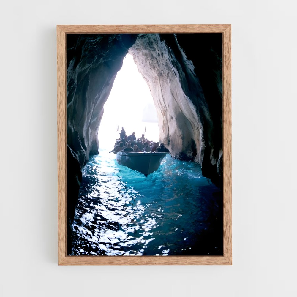ap-blue grotto-8 cadre Bois clair