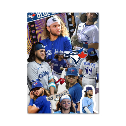 Poster Les Blue Jays en Uniforme
