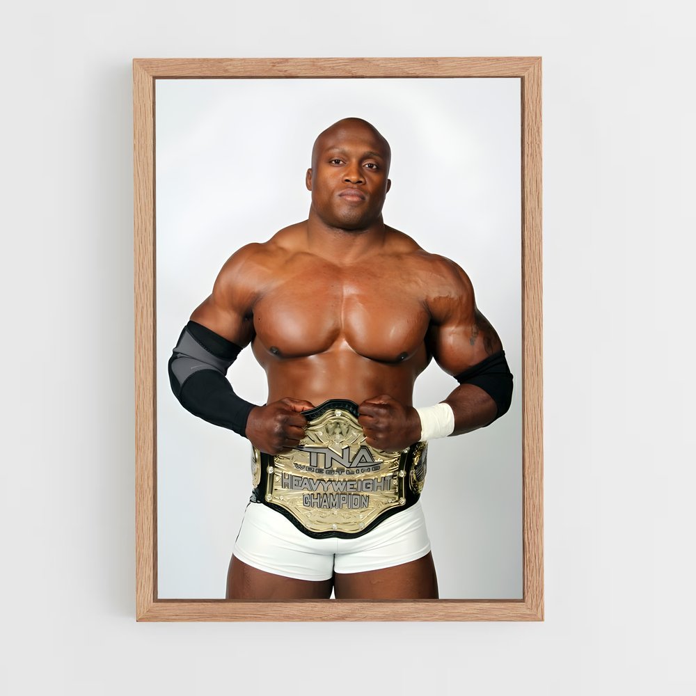 ap-bobby lashley-6 cadre Bois clair