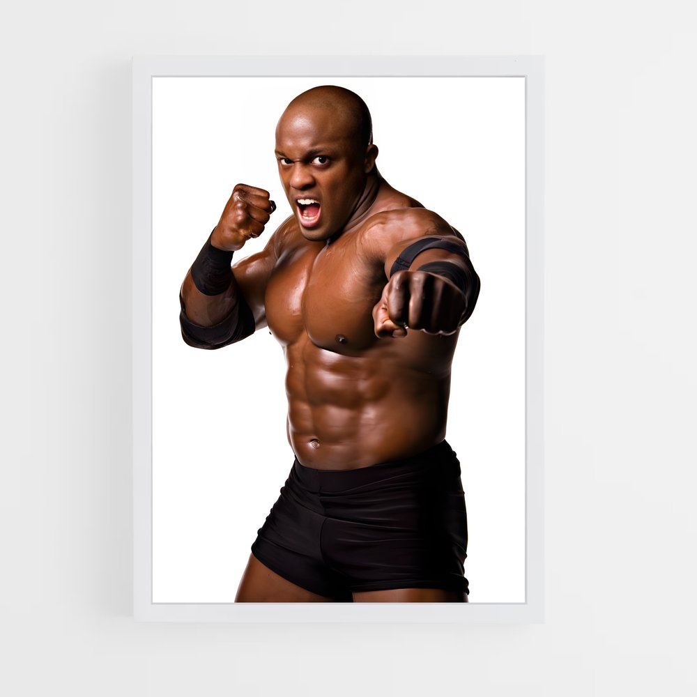 ap-bobby lashley-7 cadre Blanc
