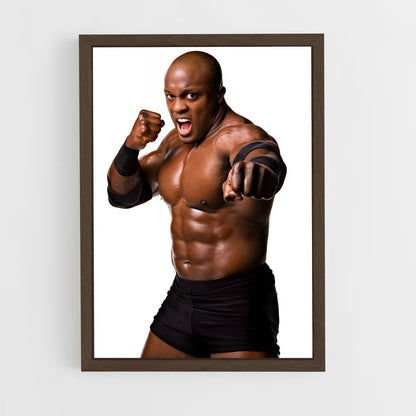 ap-bobby lashley-7 cadre Bois foncé