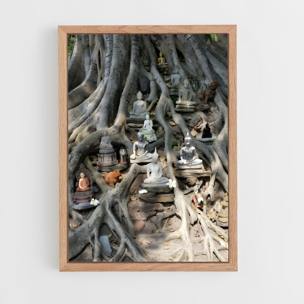 ap-bodhi tree-1 cadre Bois clair